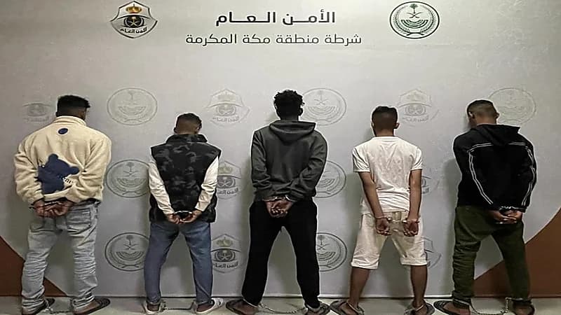 القبض على 5 أشخاص لارتكابهم حوادث جنائية