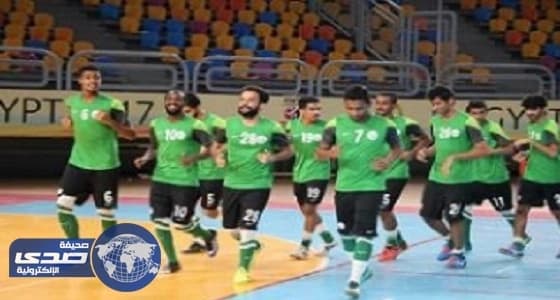 أخضر الصالات ينهي استعداداته لمواجهة المنتخب المصري