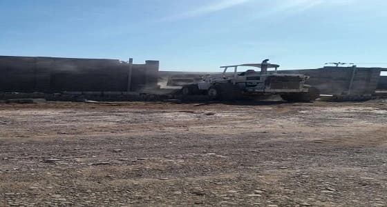 بالصور.. أمانة المدينة تزيل تعديات طرق بالصويدرة