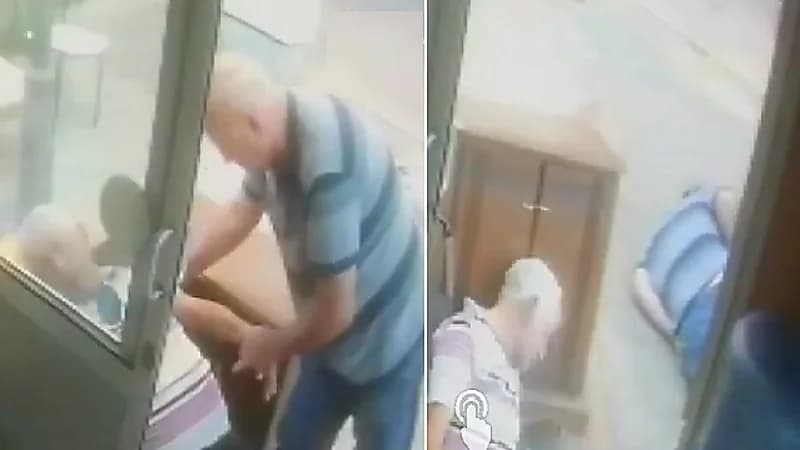 وفاة مأساوية لصديقين مسنين إثر نوبات قلبية خلال محاولة إنقاذ..فيديو