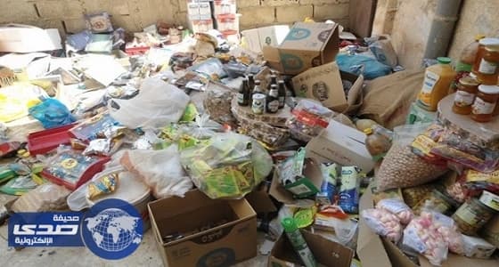 بلدية حفر الباطن تتلف 2 طن من المواد الغذائية الفاسدة