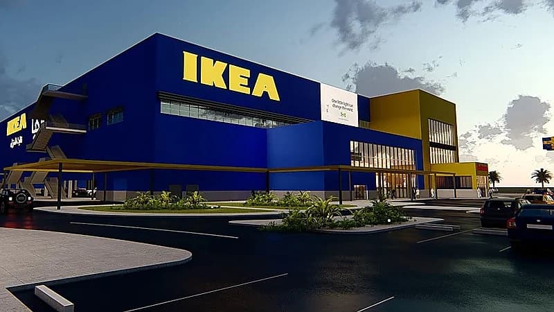 لقطات حديثة من أعمال الإنشاءات النهائية في أحد فروع ايكيا بالمدينة المنورة.. صور