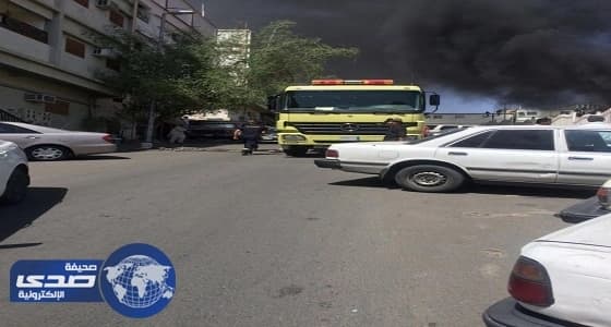 بالصور.. السيطرة على حريق هائل في حديقة بالطائف