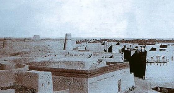 صورة نادرة للرياض قبل 100 عام