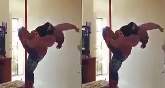 بالفيديو.. فتاة بدينة تشعل مواقع التواصل بتسلقها للمواسير