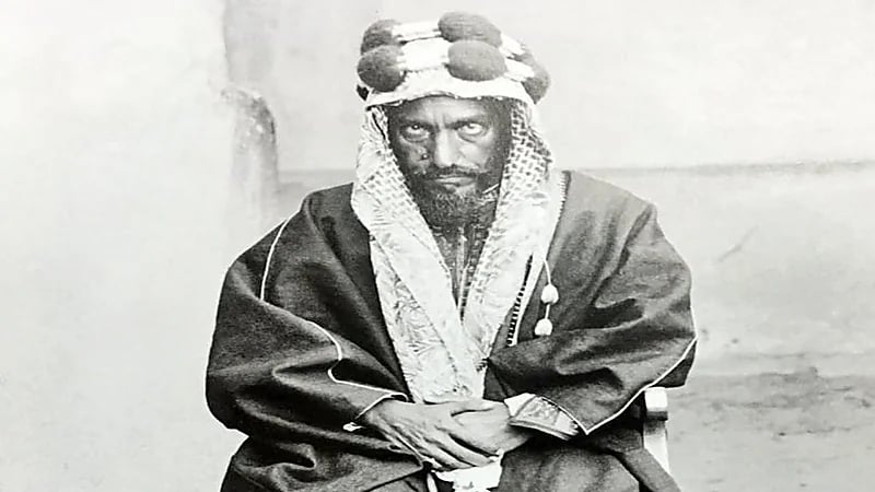 صورة نادرة للإمام عبدالرحمن الفيصل آخر حكام الدولة السعودية الثانية