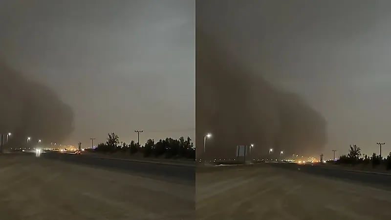 الزعاق يحذر من موجة غبار كثيفة: سكروا الدرايش يا أهل بريدة .. فيديو