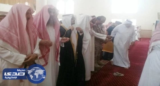محافظ وأهالي أحد رفيدة يشيعون شهيد الواجب القحطاني