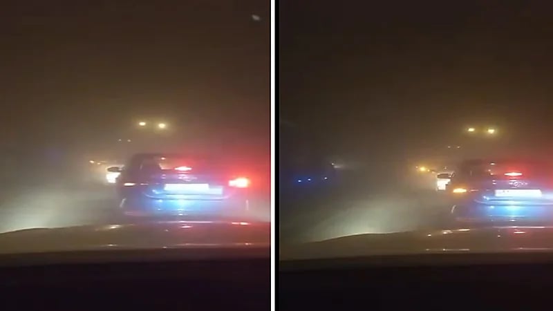 غبار يحول النهار إلى ليل في الدوادمي .. فيديو