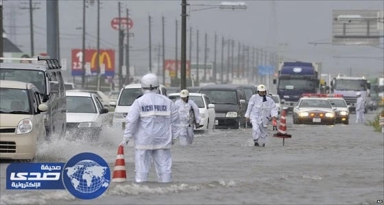 اليابان تخلي المنازل وتحذر من كوارث طبيعية