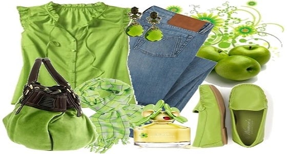 الأخضر التفاحي يتربع على عرش ألوان موضة ربيع 2018