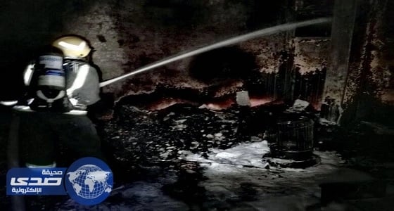 بالصور.. الدفاع المدني يسيطر علي حريق في مبنى سكني بالسلام