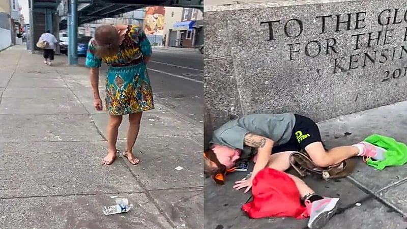 مشاهد صادمة لمتعاطي الأفيون في أمريكا