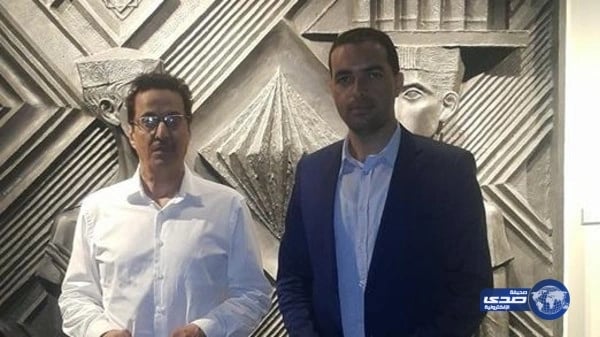 آخر صور الراحل " عبدالله العسكر" التقطت بمكتبة الإسكندرية