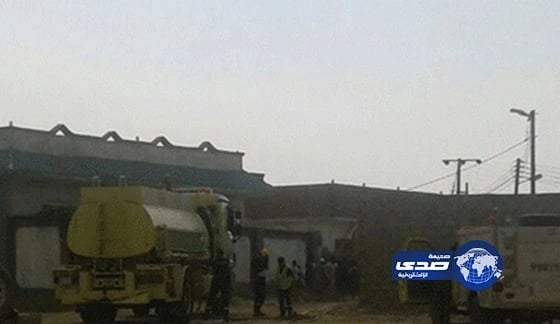 سائق يداهم حي في الشقيق بعد مطاردة مثيرة مع الشرطة