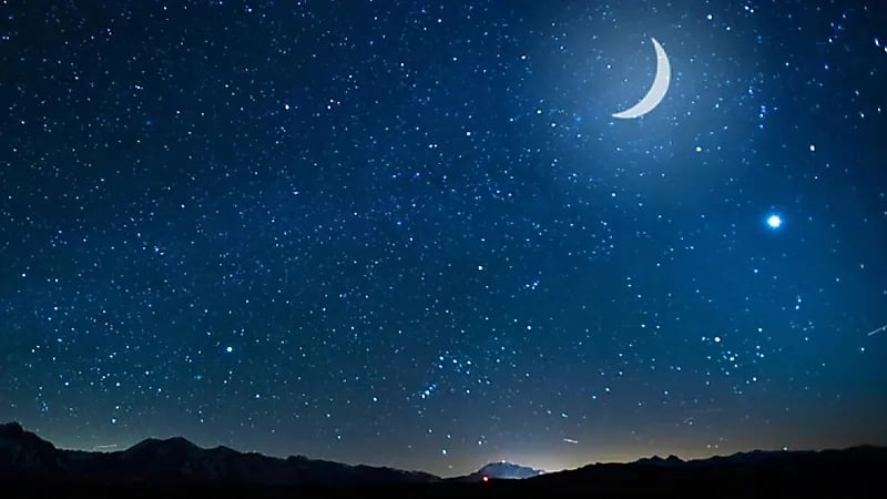 رؤية هلال شهر شعبان في مرصد تمير