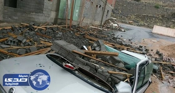 بالصور.. احتراق عدادات كهربائية جراء الأمطار في الطائف