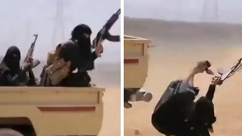 شاهد.. استعراض فاشل لزينبيات الحوثي ينتهي بـ"اي ياظهري"