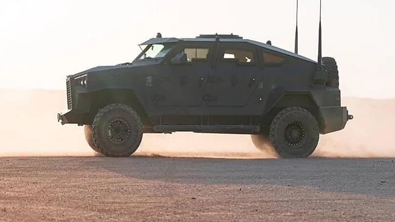 بالصور.. إطلاق اسم الفرس عبية على مدرعة سعودية الصنع