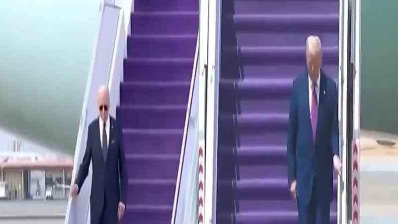 ترامب ينشر فيديو يوضح الفرق بين استقباله واستقبال بايدن في المملكة.. فيديو