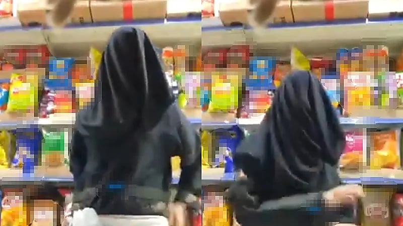 بالفيديو.. فتاة تثير الجدل بالرقص داخل مركز تجاري