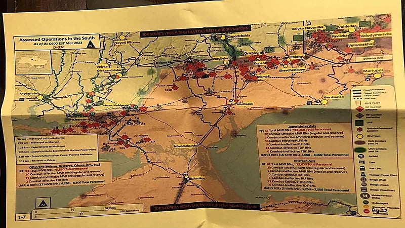وثائق مسربة تكشف خطط أمريكا وأوروبا لعمليات الجيش الأوكراني