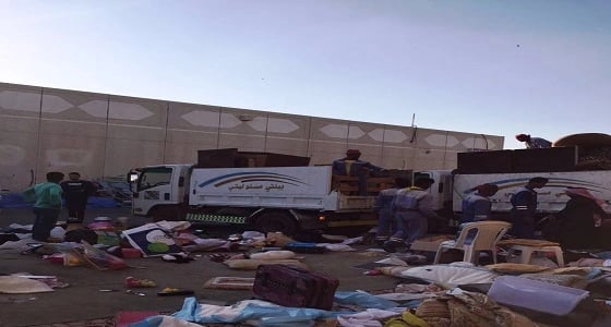 رفع 369 بسطة مخالفة في سوق الحراج بالدمام