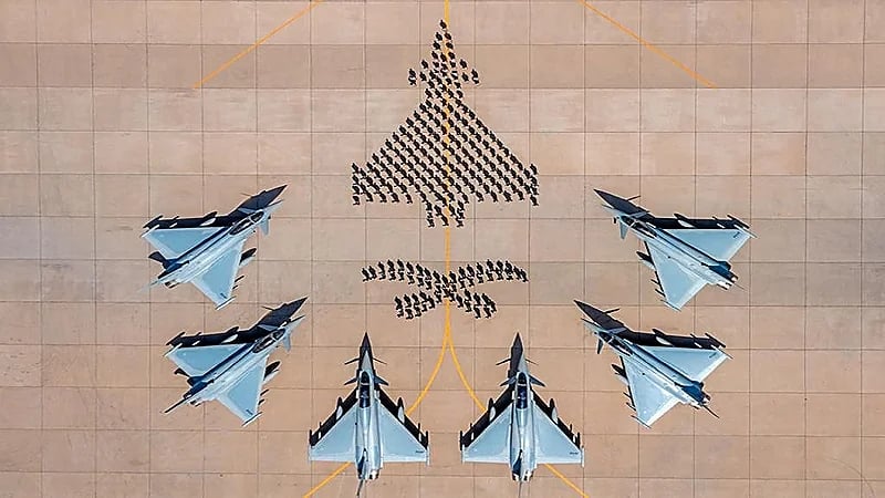 شاهد..القوات الجوية الملكية تستعد للمشاركة في تمرين محارب الكوبرا في بريطانيا