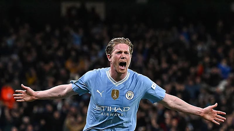 وكيل دي بروين يكشف حقيقة مفاوضات إنتر ميامي وأندية سعودية لضمه