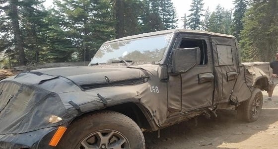 جيب سكرامبلر “ رانجلر بيك أب ” تختبر في الجبال