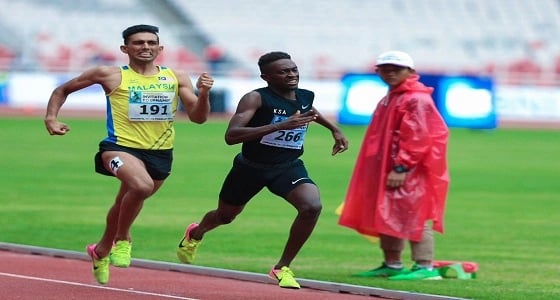 العداء رائد الجدعاني يحرز فضية سباق 800 م في دروة أسياد جاكرتا