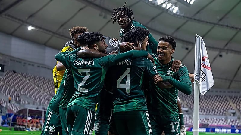 الأخضر يتغلب على طاجيكستان برباعية.. صور