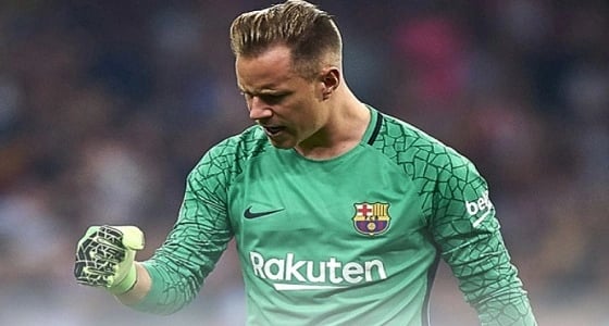 تير شتيجن يتصدر قائمة أفضل حراس المرمى في الدوريات الكبرى