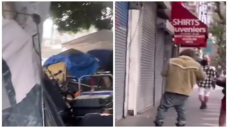 ممشى المشاهير في أمريكا مسكناً للمشردين ومدمني المخدرات.. فيديو