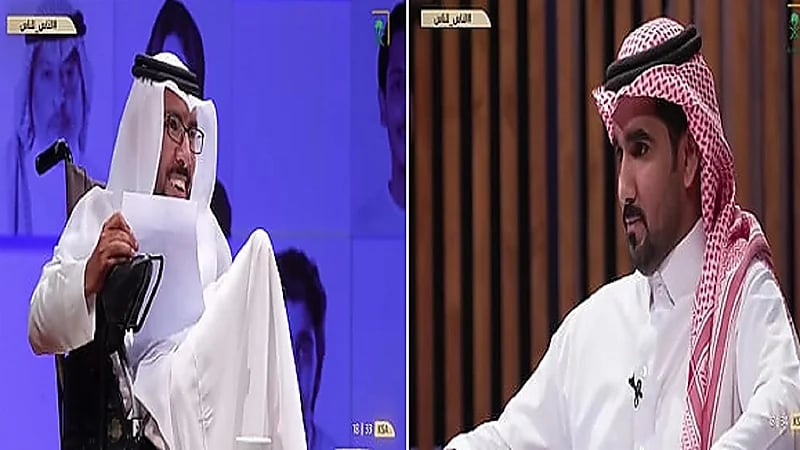 بالفيديو.. مواطن يبكي متأثراً بكلمة صديقه المعاق بعد شكره لصنيعه معه