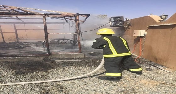 " ماس كهربائي " يتسبب في حريق بنجران