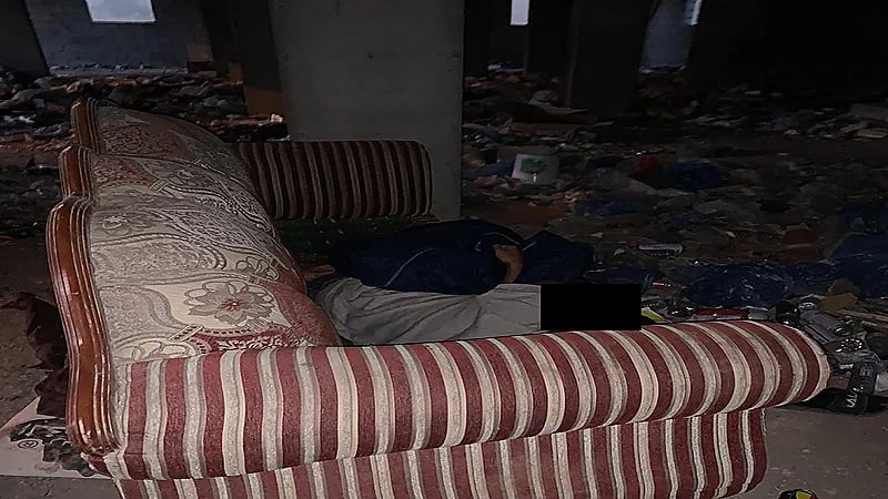 العنف الأسري يتفاعل مع حالة يتيم يسكن مكانًا مهجورًا دون معيل