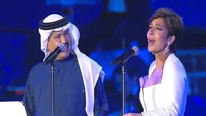 فيديو.. فنان العرب وأصالة يشعلان أمسية "أسير الشوق"