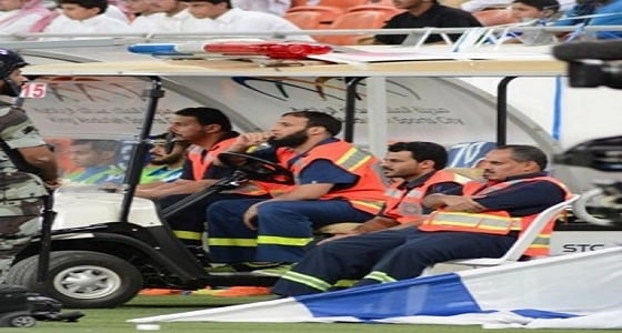 إسعاف 25حالة بين جماهير مباراة الأهلي والهلال بالجوهرة