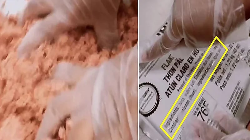 فيديو يكشف فضيحة ساندويتش التونة في صب واي