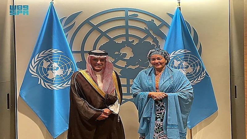 "الجبير" يلتقي نائبة الأمين العام للأمم المتحدة