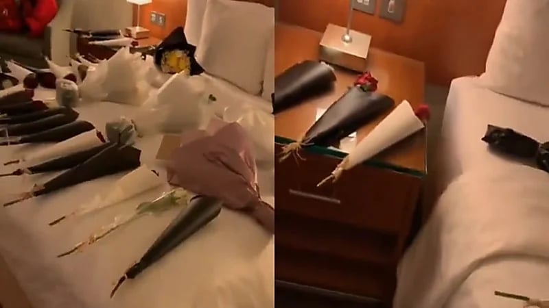 استقبال فخم لـ سمول كابتشينو في أحد فنادق الكويت .. فيديو