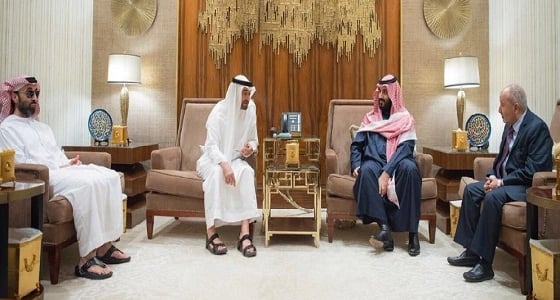 ولي العهد وولي عهد أبوظبي يبحثان المستجدات علي الساحة اليمنية