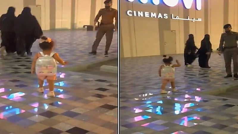 بالفيديو.. موقف عفوي طريف من طفلة لرجل أمن في إحدى مناطق المملكة