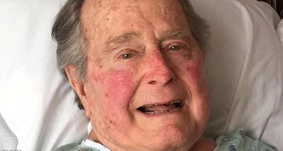 " بوش " الأب يصاب بوعكة صحية بعد وفاة زوجته