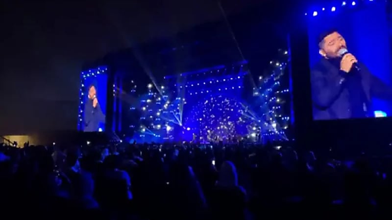 بالفيديو.. تفاعل جمهور الرياض مع تامر حسني