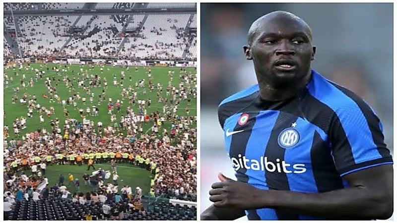 جماهير يوفنتوس تقتحم الملعب احتجاجاً على صفقة لوكاكو .. فيديو