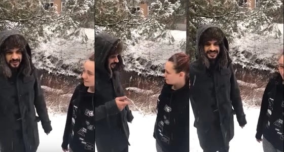 بالفيديو.. فتاة كندية تعتنق الإسلام على يد شاب سعودي