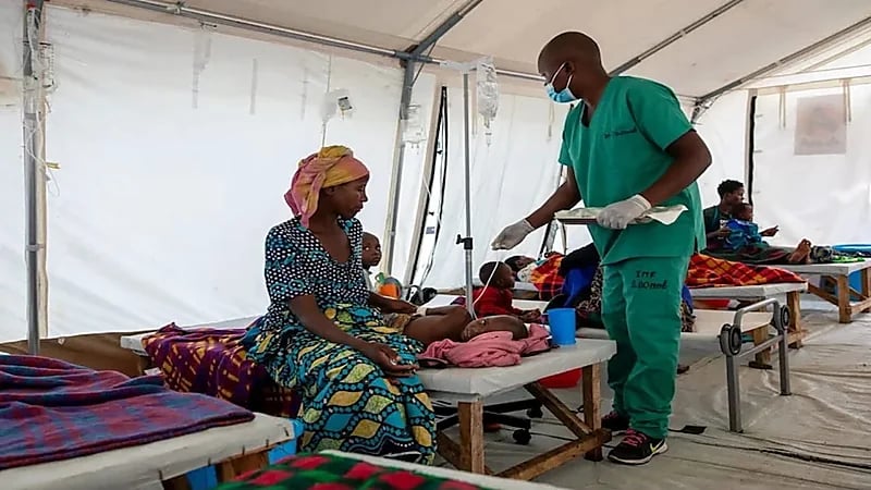 انتشار وباء الكوليرا في أنغولا