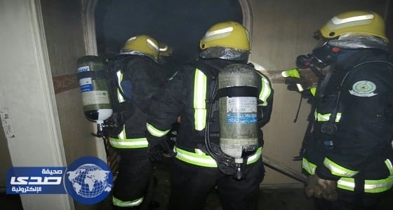 الدفاع المدنى يخمد حريق في شقة سكنية بحي الخالدية